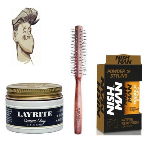Zestaw do stylizacji wlosow FRYZURA POMPADOUR No. 1 