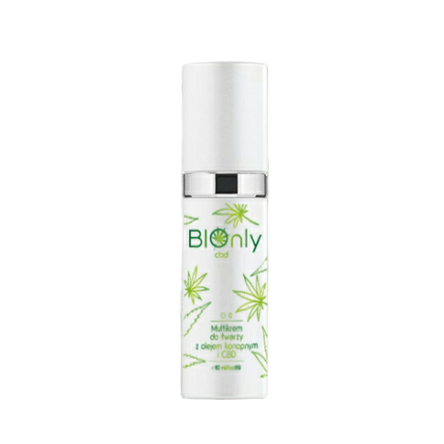 Multikrem do twarzy z olejem konopnym i CBD BIOnly cbd 50ml