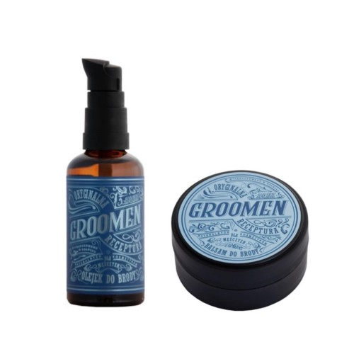 Zestaw do brody olejek i balsam do brody AQUA Groomen