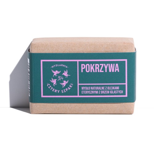 Mydlo Pokrzywa z olejkami eterycznymi z drzew iglastych 4szpaki 110g