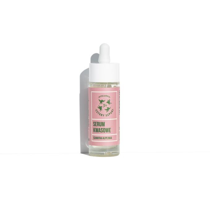 4szpaki SERUM KWASOWE - SZAROTKA ALPEJSKA serum do twarzy