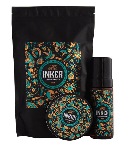 Pan Drwal INKER TATTOO PACK Cleansing Foam + Tattoo Butter zestaw do tatuażu.jpg