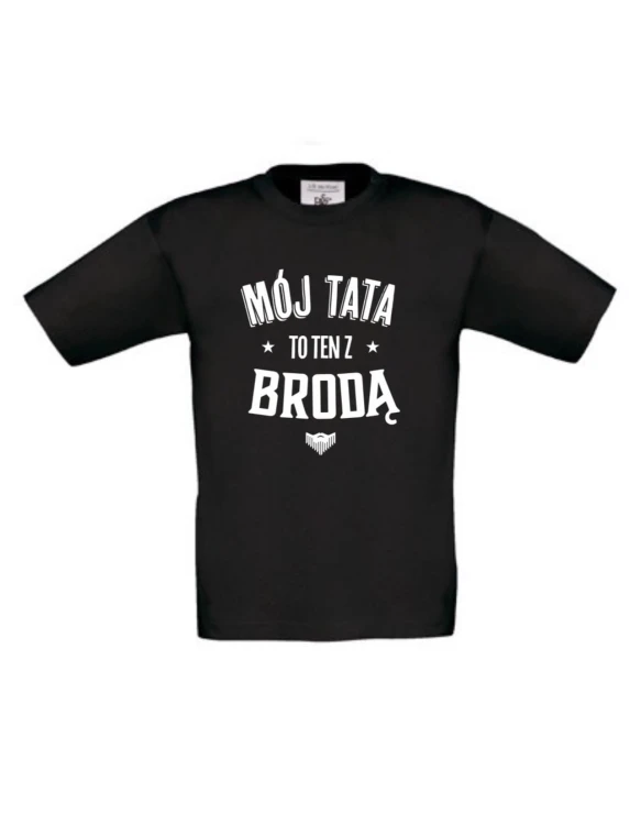 Koszulka dziecięca  Mój Tata to ten z Brodą .jpg