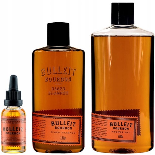 Pan Drwal Zestaw Szampon Olejek i Żel Bulleit Bourbon.jpeg