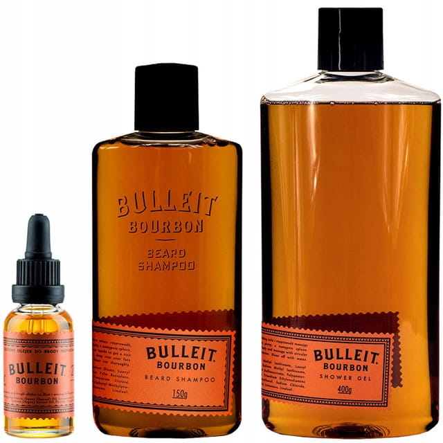 Pan Drwal Zestaw Szampon Olejek i Żel Bulleit Bourbon.jpeg