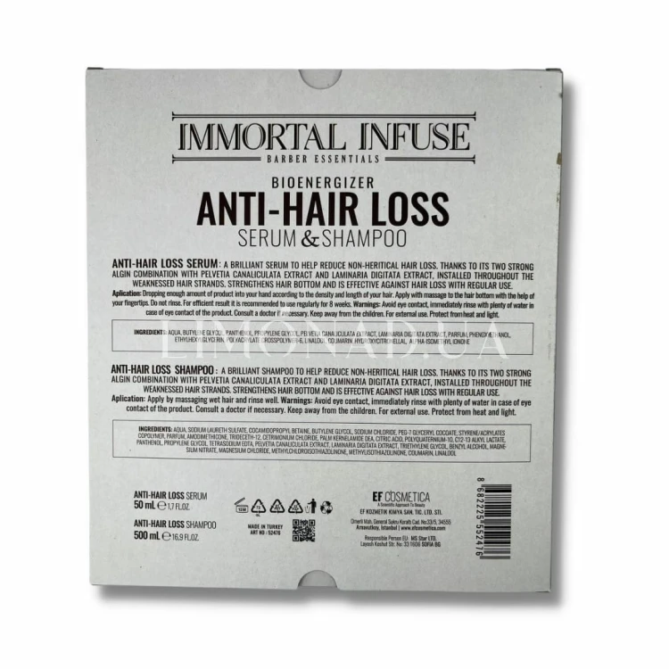 Immortal Zestaw do włosów Anti Hair Loss Serum & Shampoo 2w1.jpg