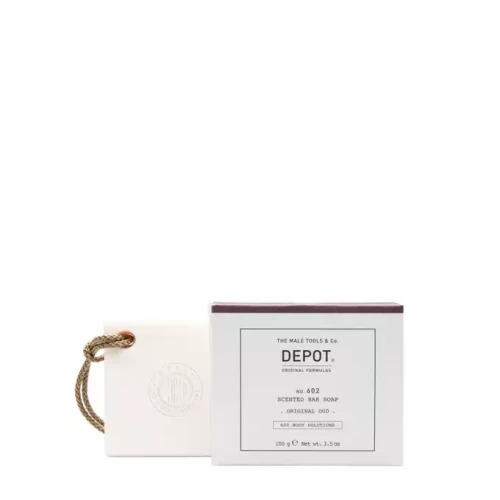 Depot 602 Perfumowane mydło w kostce do mycia ciała o zapachu OUD 100g.webp