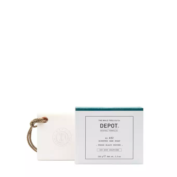 Depot 602 Perfumowane mydło w kostce do mycia ciała o zapachu czarnego pieprzu 100g.webp
