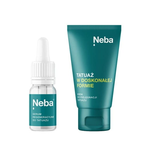 Neba Zestaw do pielęgnacji tatuażu Serum i Krem do tatuazu.jpg