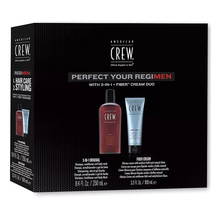 American Crew Zestaw do włosów DUO REGIMEN 3-IN1:FIBER CREAM 100ML.jpg.webp