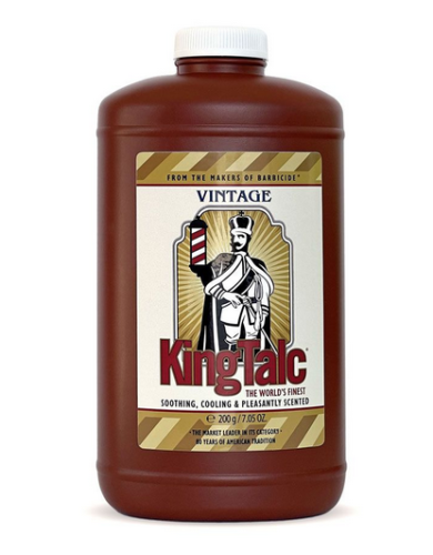 Barbicide King Talc Vintage Profesjonalny talk fryzjerski do pielęgnacji skóry 200g.png