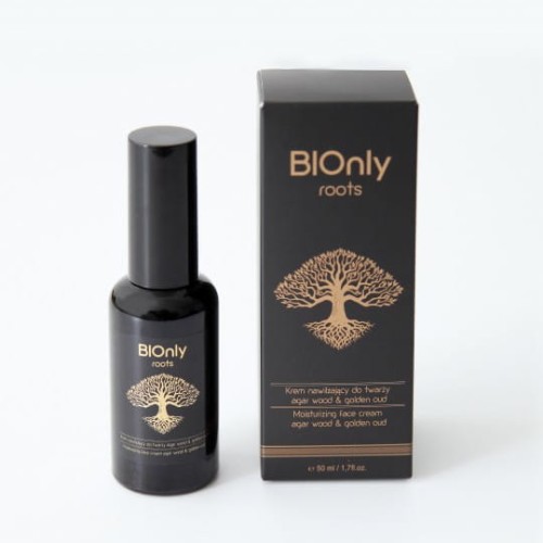 BIOnly roots Nawilżający krem do twarzy agar wood & golden oud 50ml.jpg