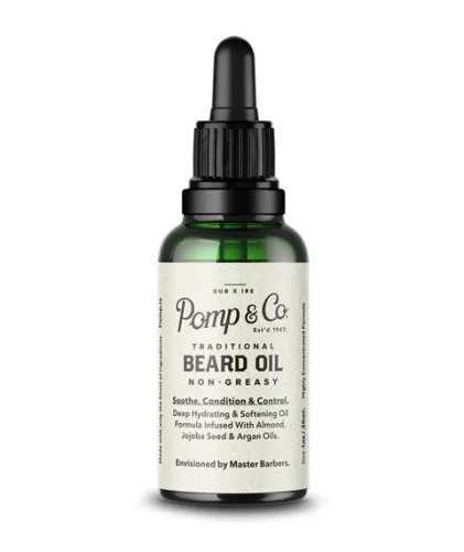 Pomp&Co Olejek do brody TRADITIONAL BEARD OIL NON-GREASY 30ml.jpg.webp