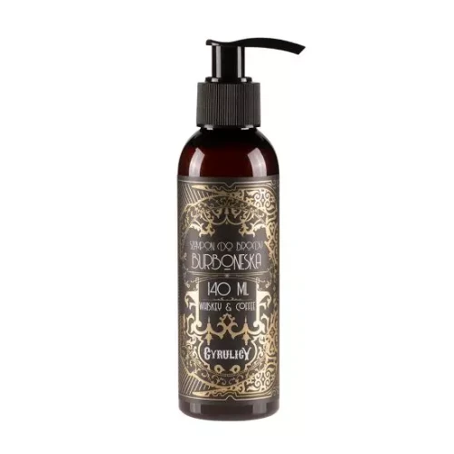 Cyrulicy Szampon do brody Burboneska o zapachu whiskey i kawy 140ml.webp