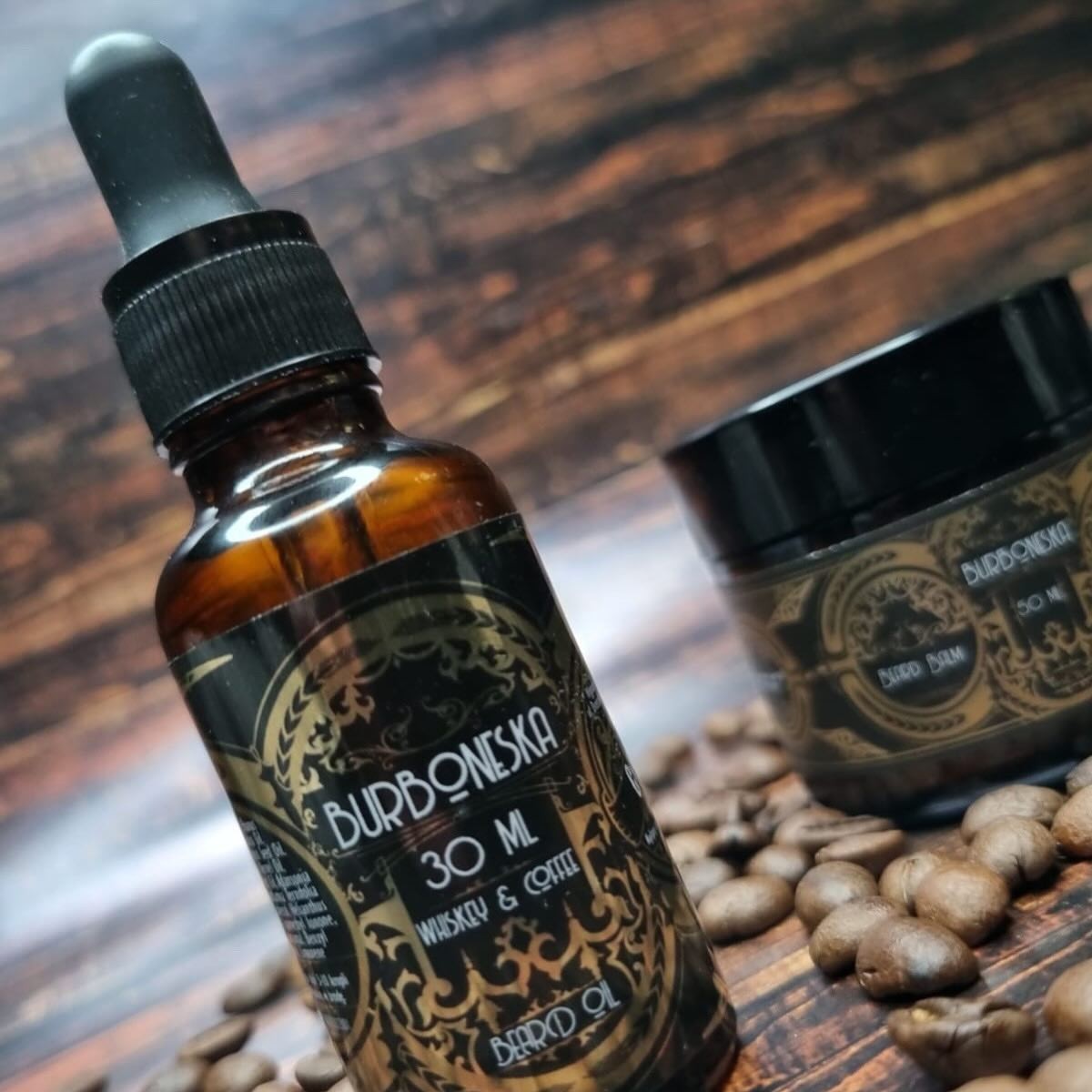 Cyrulicy Zestaw do pielęgnacji brody Burboneska olejek + balsam.jpg