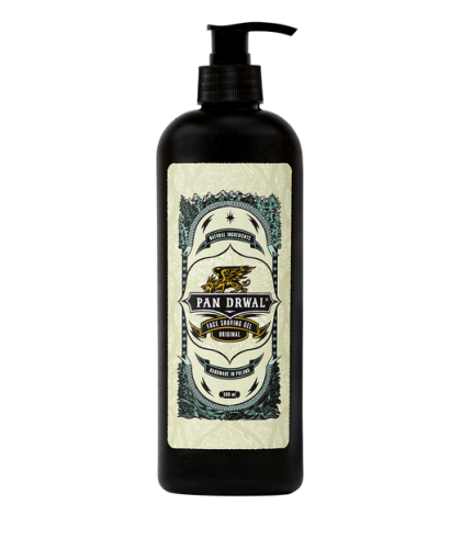 Pan Drwal Żel do golenia Original Face Shaving Gel 500ml.png