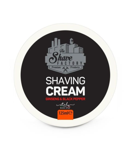 Shave Factory Krem do golenia SHAVING CREAM GINSENG & BLACK PEPPER 125ml.png