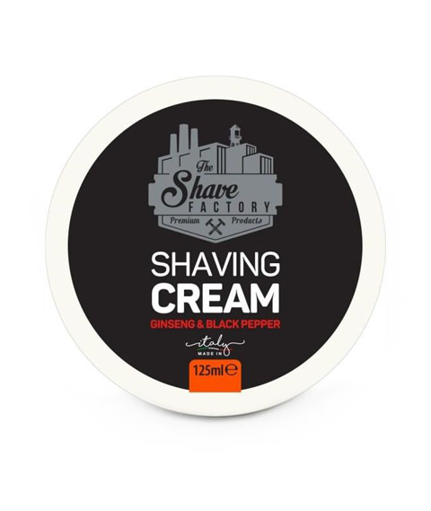 Shave Factory Krem do golenia SHAVING CREAM GINSENG & BLACK PEPPER 125ml.png