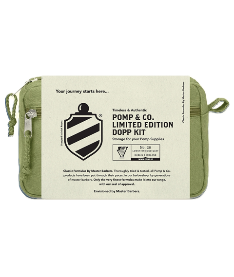 Pomp & Co.-Toiletries Dopp Kit Green Kosmetyczka męska zielona duza 2 przegrody.png