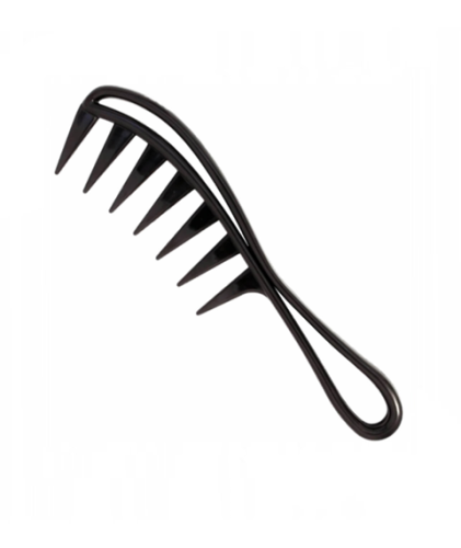 Nishman Grzebień do włosów czarny Hair Comb 043.png