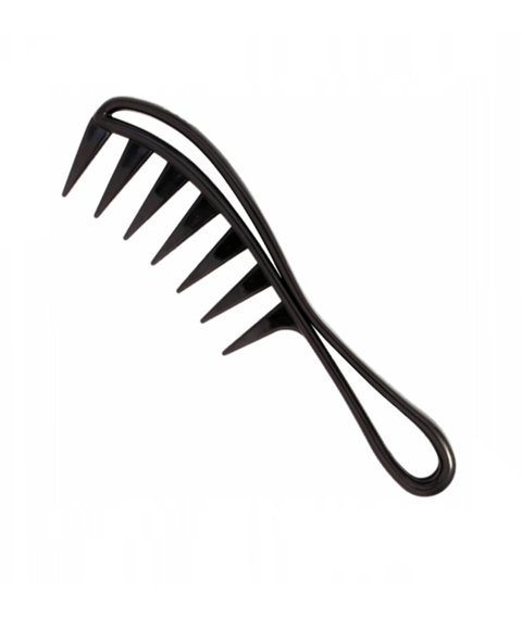 Nishman Grzebień do włosów czarny Hair Comb 043.png