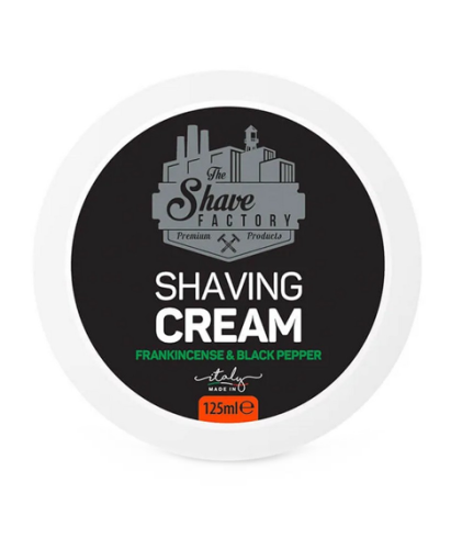 Shave Factory Krem do golenia Shaving Cream Frankincense & Black Pepper 125ml.png