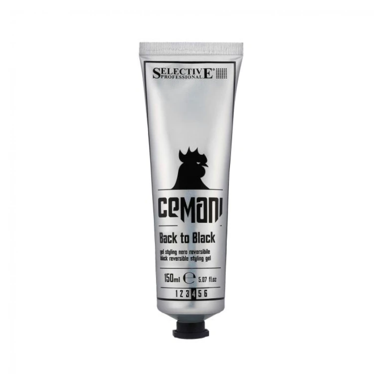 Żel maskujący siwe włosy BACK TO BLACK CEMANI SELECTIVE PROFESSIONAL 150ml