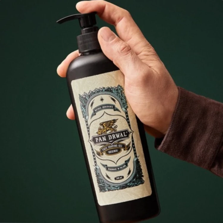 Pan Drwal Żel do golenia Original Face Shaving Gel 500ml.jpg