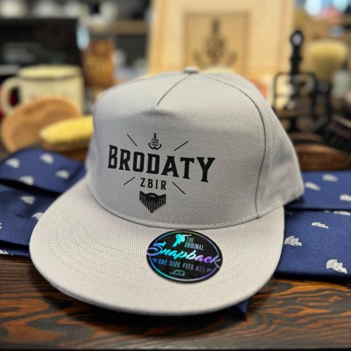 Czapka  dla brodacza snapback szara Brodaty Zbir.jpg