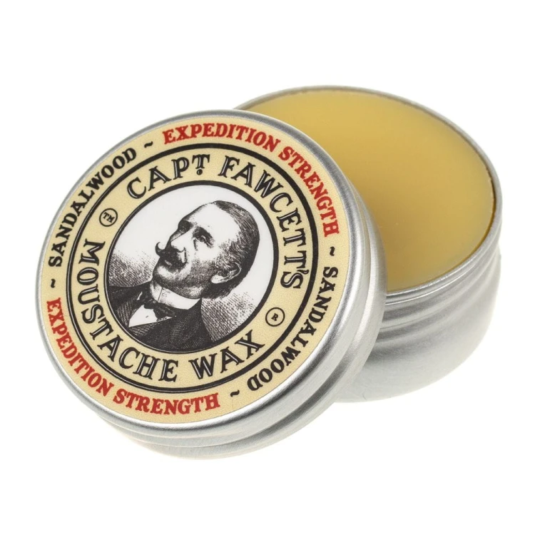 Captain Fawcett Expedition Strength Moustache Wax Mega mocny wosk do wąsów 15 ml.jpg