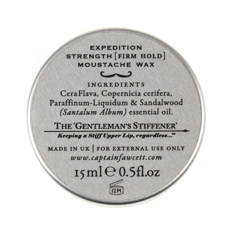 Captain Fawcett Expedition Strength Moustache Wax Mega mocny wosk do wąsów 15 .jpg
