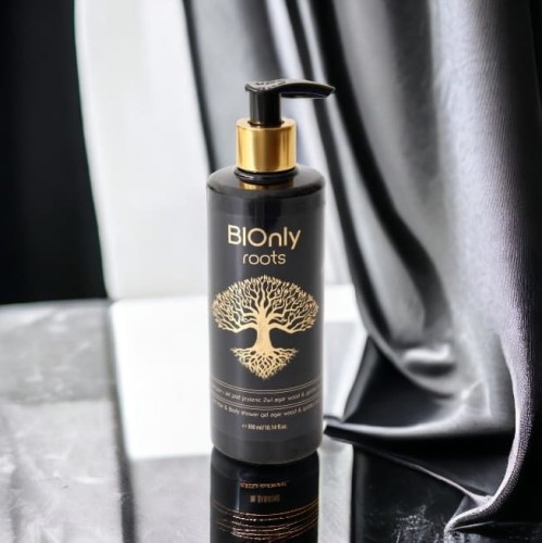 BIOnly roots Szampon i żel do ciała 2w1 agar wood & golden oud 300ml.jpg