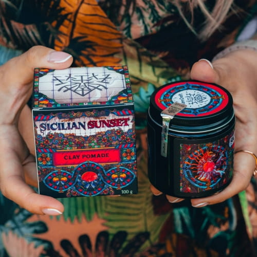 RareCraft Glinka matowa do włosów Sicilian Sunset Oil Based Clay Pomade 100g.jpg