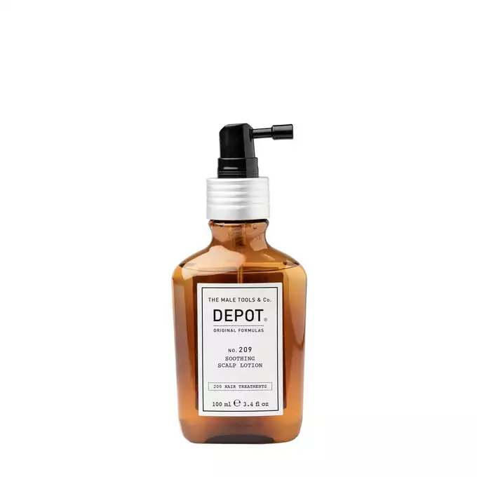 Depot 209 Zaawansowany lotion na podrażnioną skórę głowy z aloesem i ekstraktem z gotu koli 100ml.webp