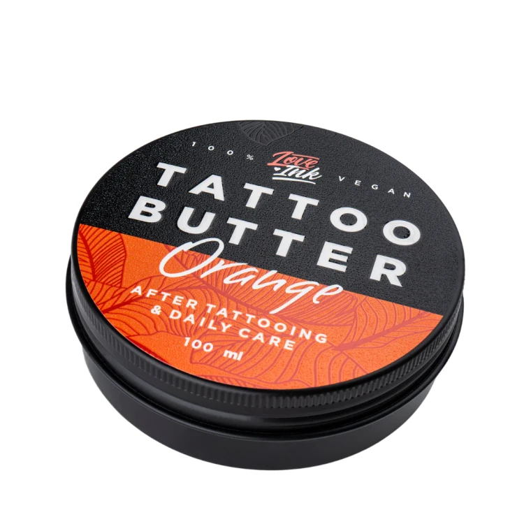 LoveInk Masło do tatuażu Tattoo Butter Orange 100.webp