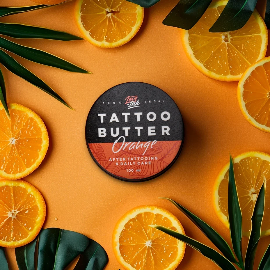 LoveInk Masło do tatuażu Tattoo Butter Orange 100ml.webp