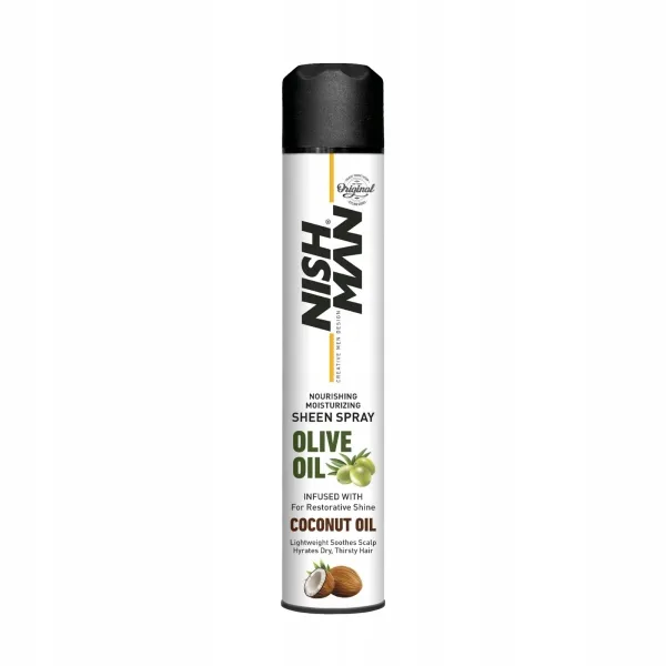 Nishman Spray nabłyszczający do włosów Olive Oil Sheen 400ml.l.webp