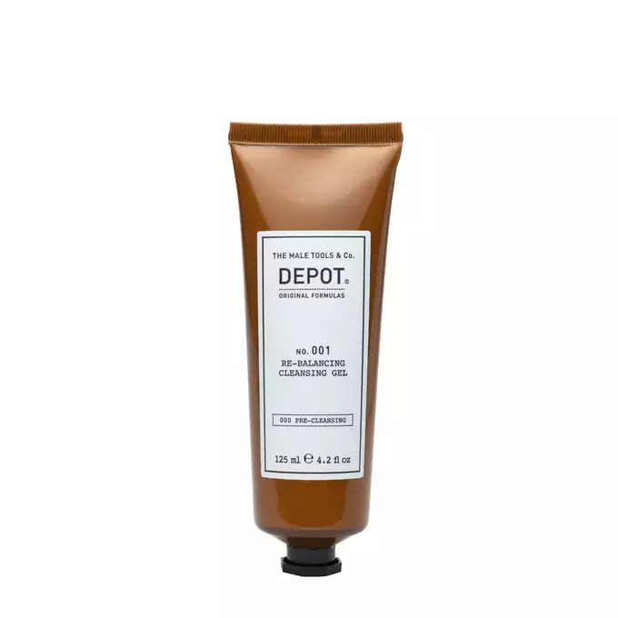 Depot 001 Przywracający równowagę oczyszczający żel do podrażnionej lub podatnej na łuszczenie skóry głowy 125ml.webp