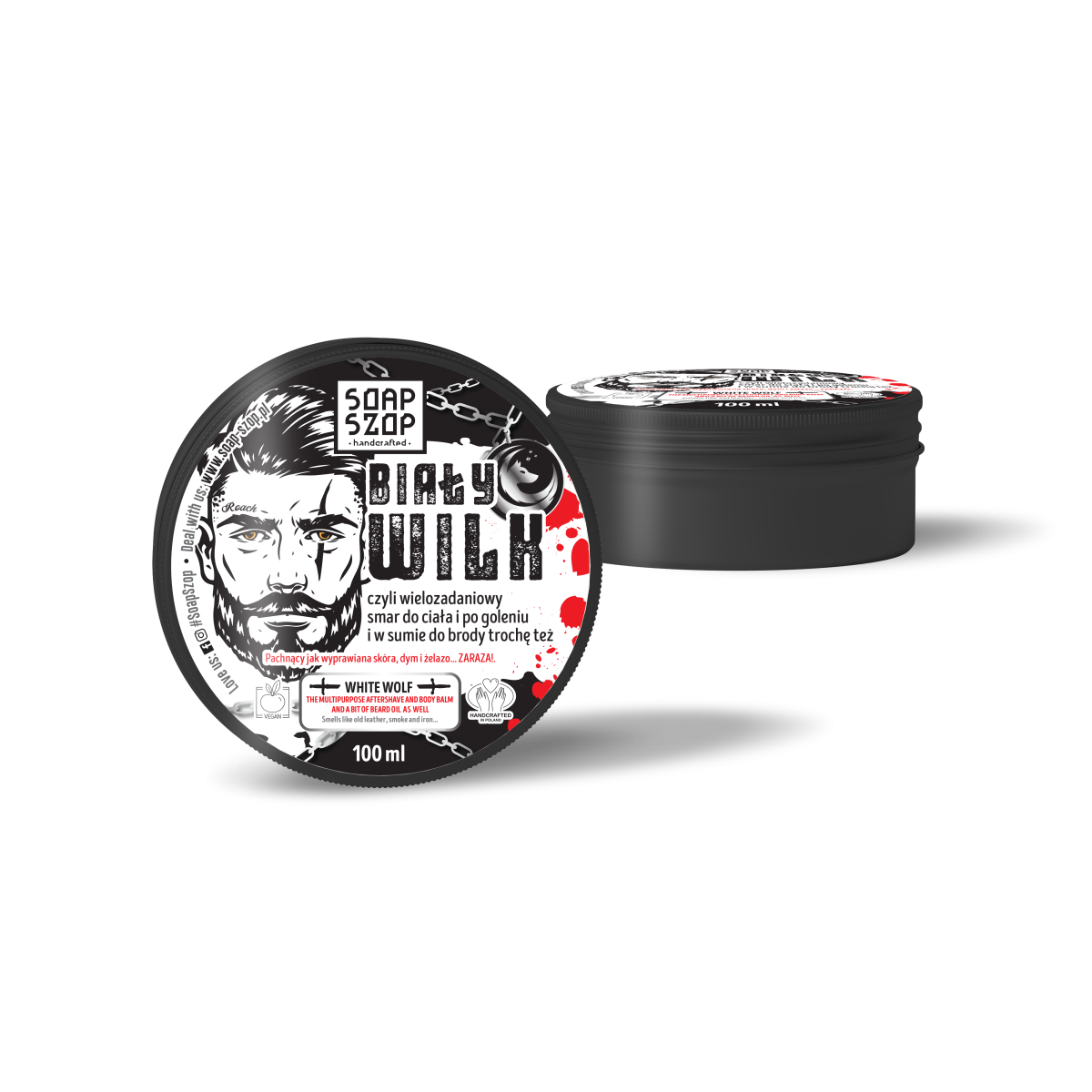 Soap Szop Balsam do brody Biały Wilk 100ml.png