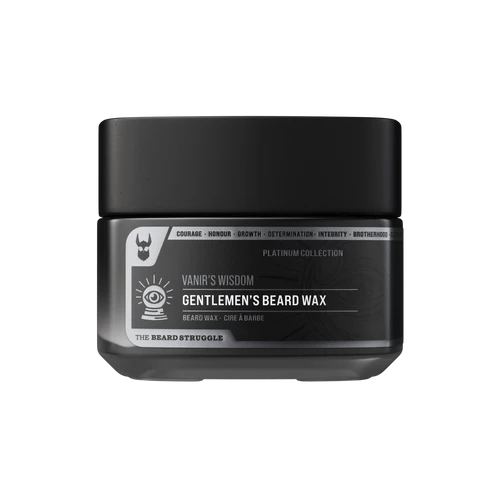 The Beard Struggle Vanir's Wisdom Beard Wax Wosk do brody i wąsów o zapachu ambry i migdałów 50g.webp