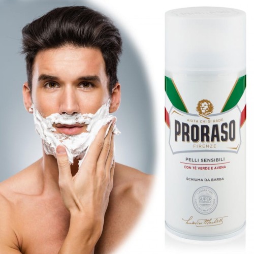 Proraso White  Łagodząca pianka do golenia dla wrażliwej skóry 50ml.jpg
