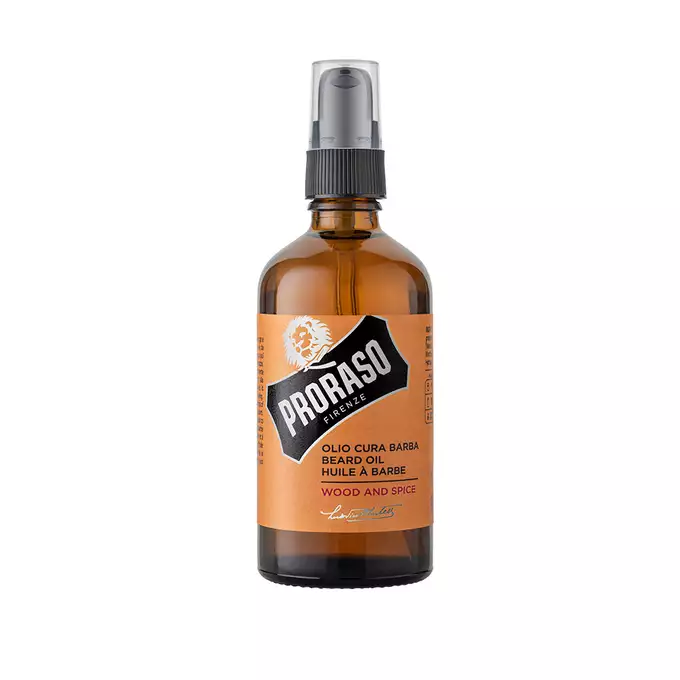 Proraso Olejek do brody WOOD & SPICES o zapachu drzewno-korzennym 100ml.webp