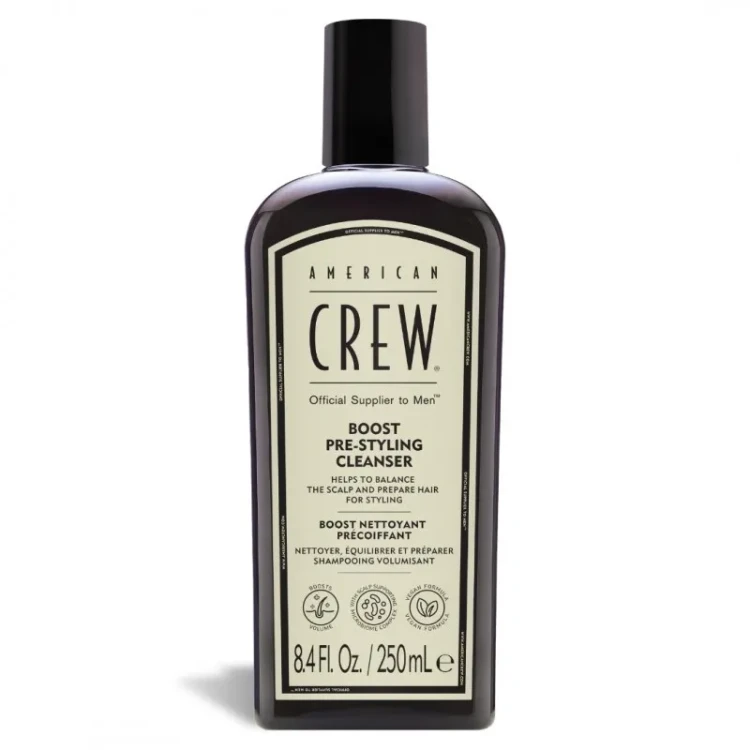 American Crew Szampon do włosów BOOST Pre Styling Cleanser, oczyszczający i zwiększający objętość 250ml.jpg.webp
