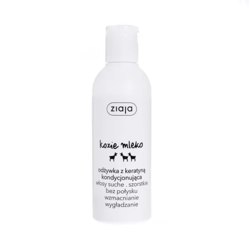 Ziaja Kozie Mleko Odżywka kondycjonująca z keratyną do włosów 200ml.webp