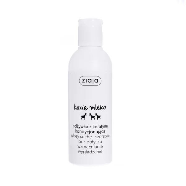 Ziaja Kozie Mleko Odżywka kondycjonująca z keratyną do włosów 200ml.webp