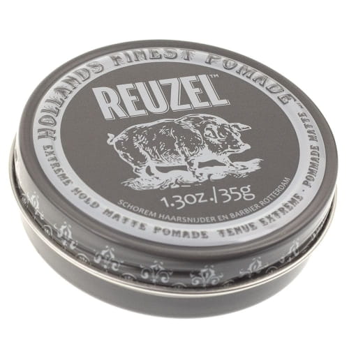 Reuzel Szara pomada matująca do stylizacji włosów Extreme Hold Matte male opakowanie.jpg