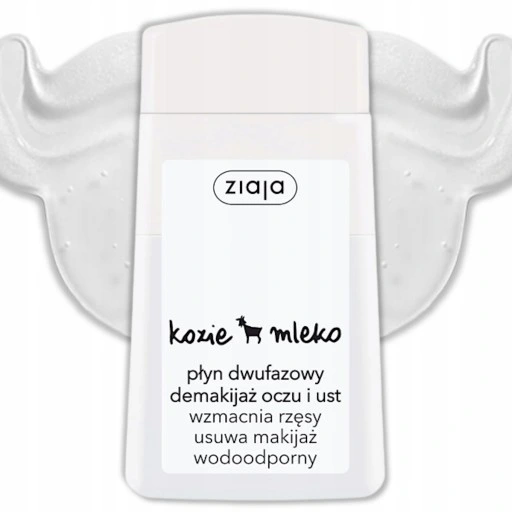 Ziaja Kozie Mleko Płyn dwufazowy do demakijażu oczu i ust 120 ml.webp