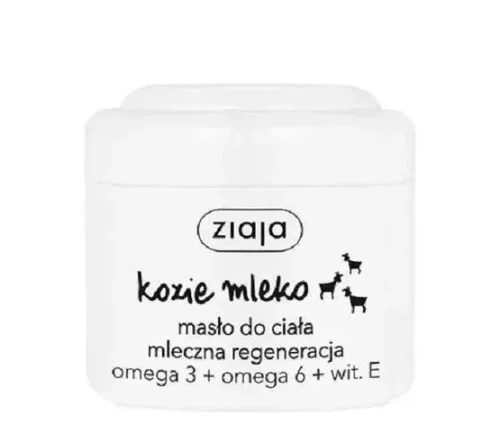 Ziaja Kozie Mleko Masło do ciała mleczna regeneracja Omega 3 + Omega 6 + Wit.E 200ml.webp