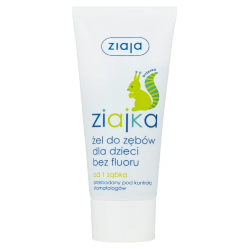 Ziaja Ziajka Żel do mycia zębów dla dzieci bez fluoru 50 ml.webp