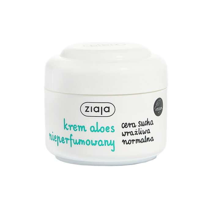 Ziaja Aloes Nieperfumowany krem do twarzy na dzień i noc 50.jpg